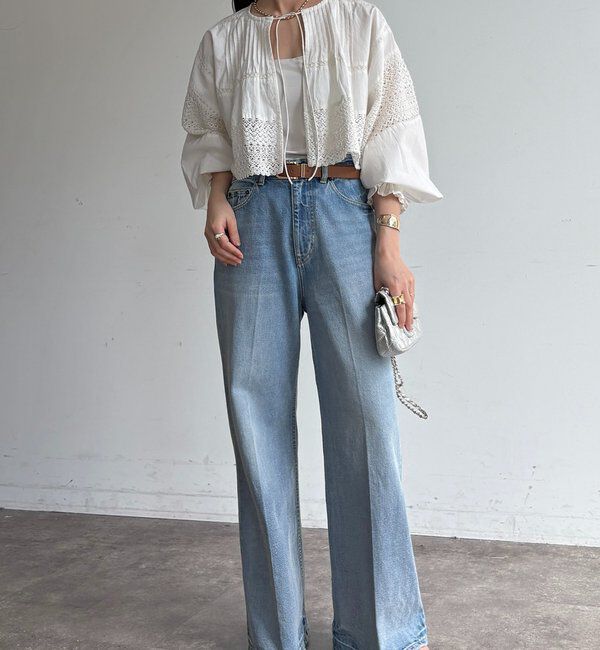  「インドレースボレロブラウス」|シャツ・ブラウス|