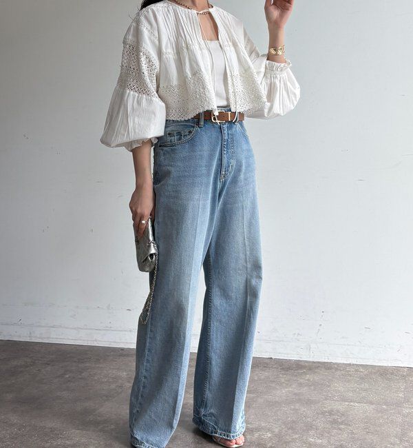  「インドレースボレロブラウス」|シャツ・ブラウス|