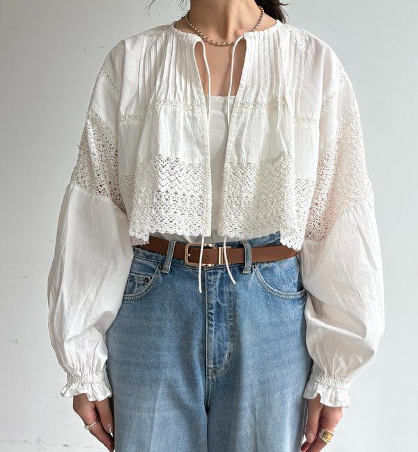  「インドレースボレロブラウス」|シャツ・ブラウス|