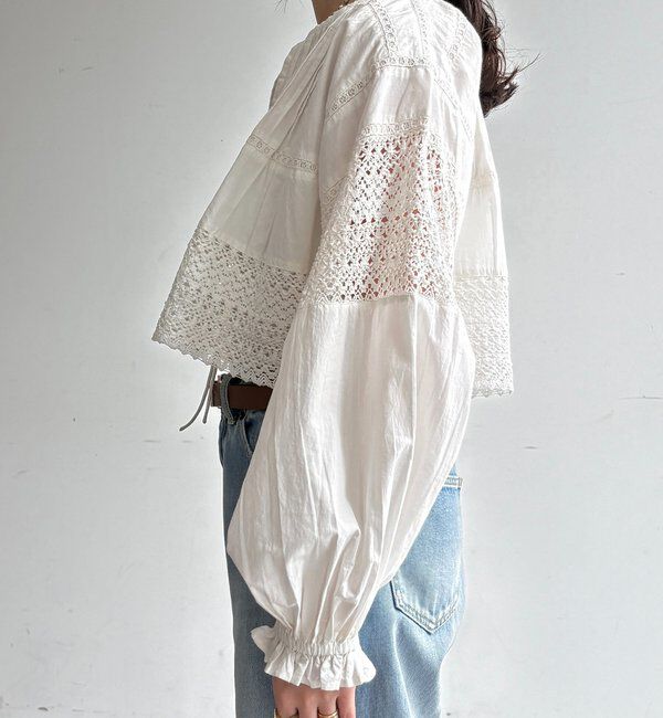  「インドレースボレロブラウス」|シャツ・ブラウス|