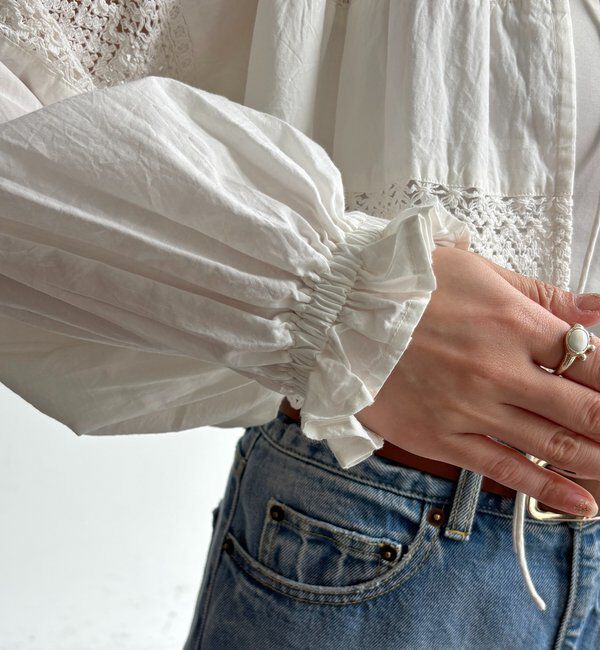  「インドレースボレロブラウス」|シャツ・ブラウス|