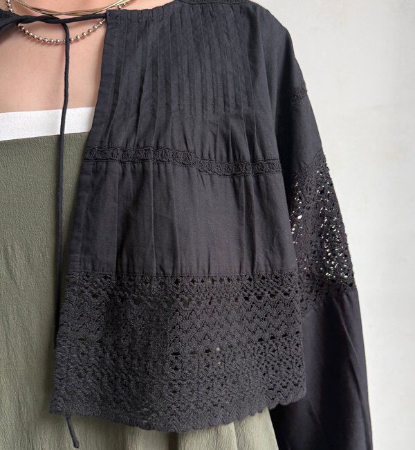 「インドレースボレロブラウス」|シャツ・ブラウス|