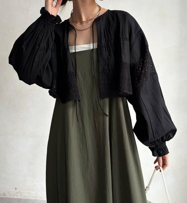  「インドレースボレロブラウス」|シャツ・ブラウス|