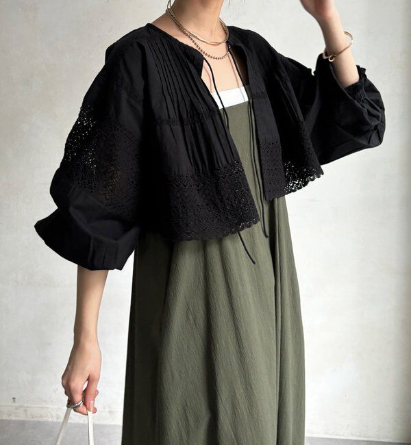  「インドレースボレロブラウス」|シャツ・ブラウス|
