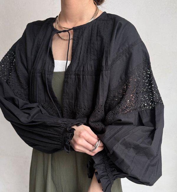  「インドレースボレロブラウス」|シャツ・ブラウス|