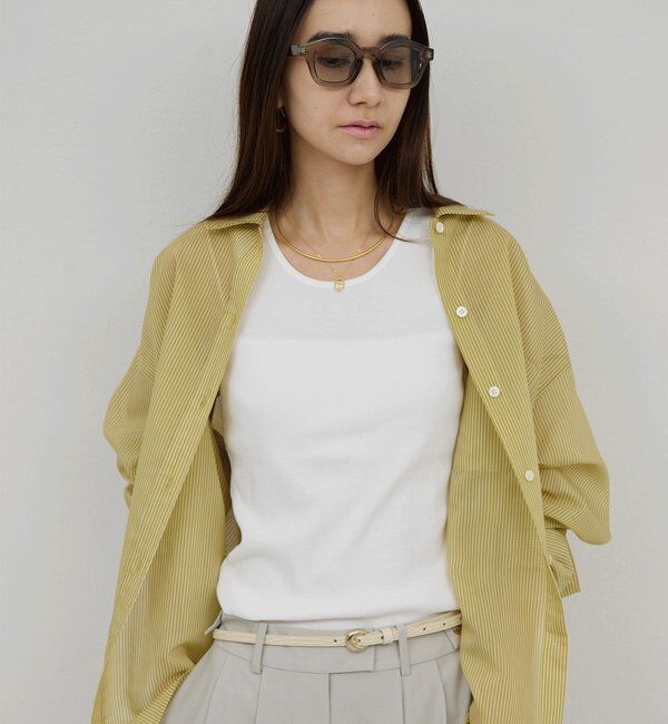  「【前後2way】ハイツイストリブタンク」|Tシャツ・カットソー|