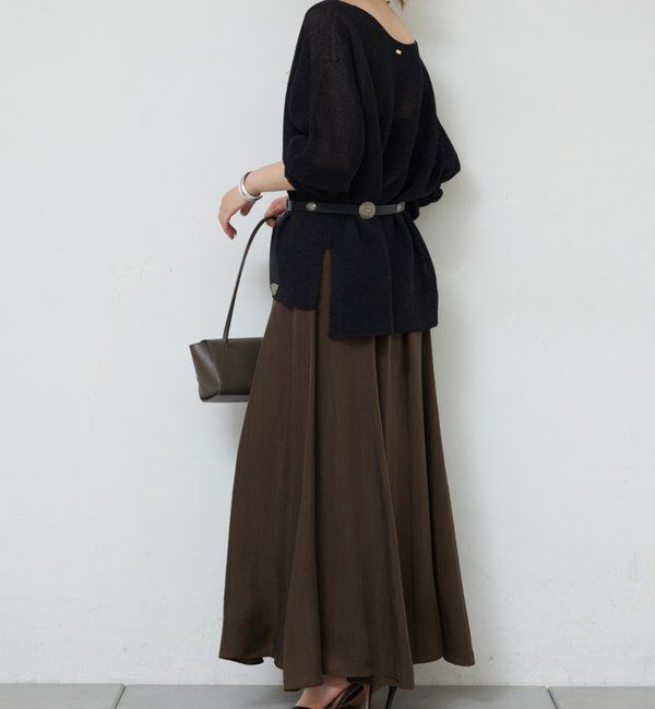  「ペーパーヤーンメッシュニット」|ニット・セーター|