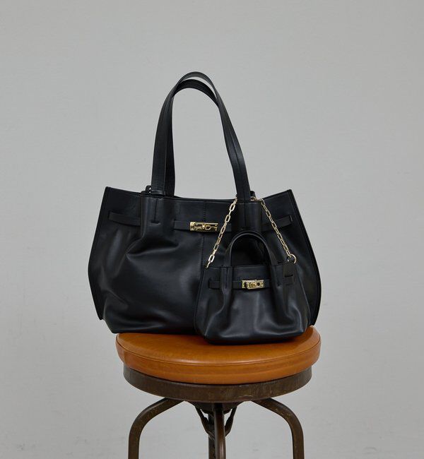  「【2.718】レザーチェーンミニバッグ」|クラッチバッグ|