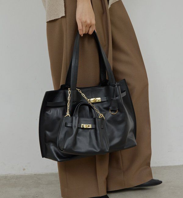  「【2.718】レザーチェーンミニバッグ」|クラッチバッグ|