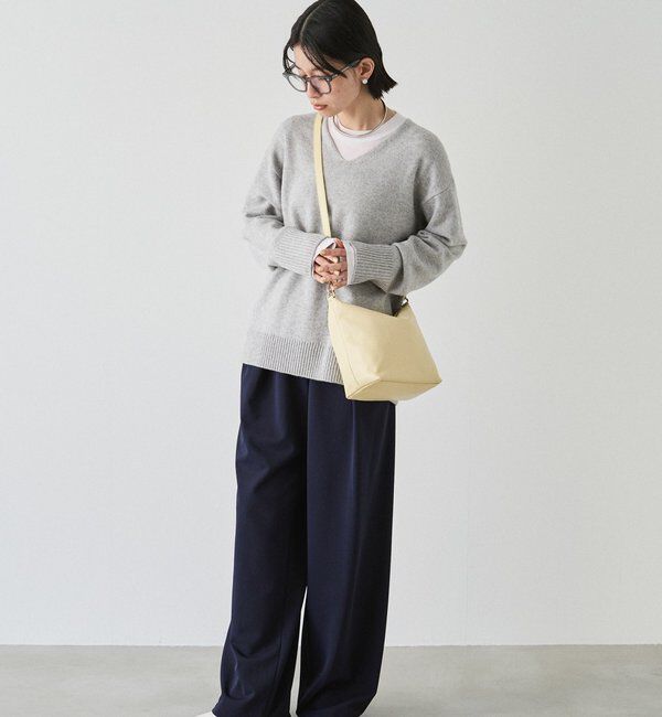  「ソフトレザーシンプルショルダーバッグ 」|ショルダー・メッセンジャー|