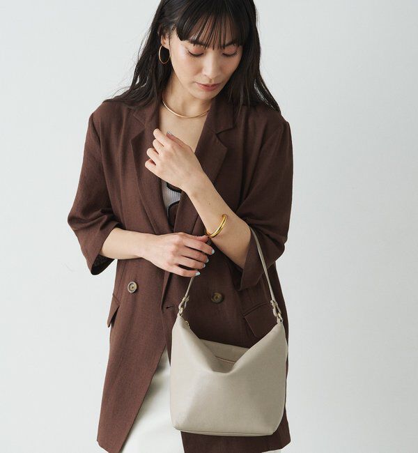 「ソフトレザーシンプルショルダーバッグ 」|ショルダー・メッセンジャー|