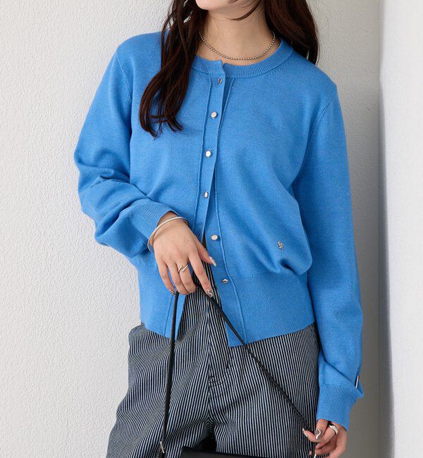 「チャーム付きデイリーカーディガン」|カーディガン|