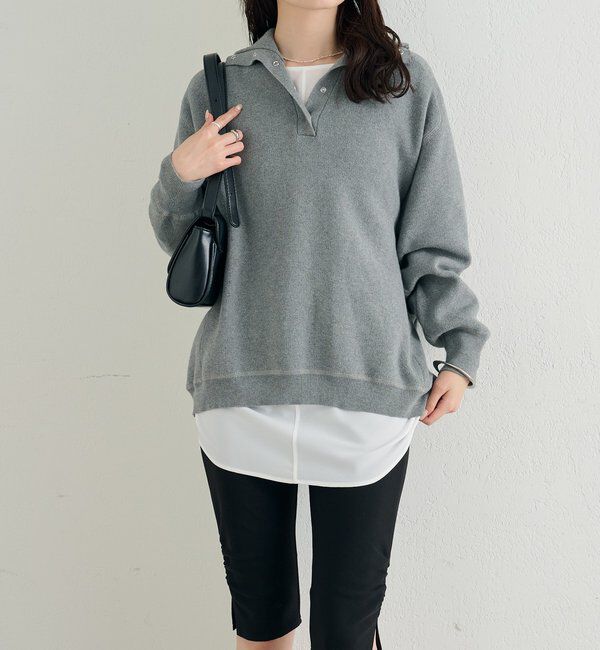  「サイドギャザーＴブラウス」|シャツ・ブラウス|