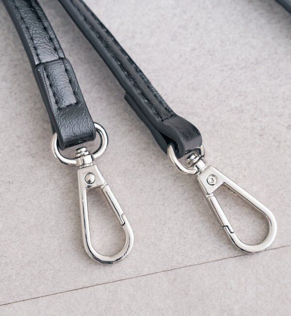  「チャーム付きダブルハンドルミニＢＡＧ」|トートバッグ|