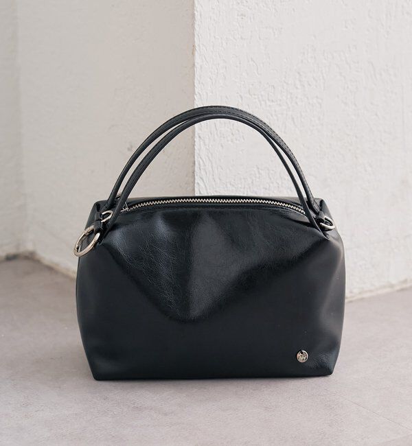  「チャーム付きダブルハンドルミニＢＡＧ」|トートバッグ|