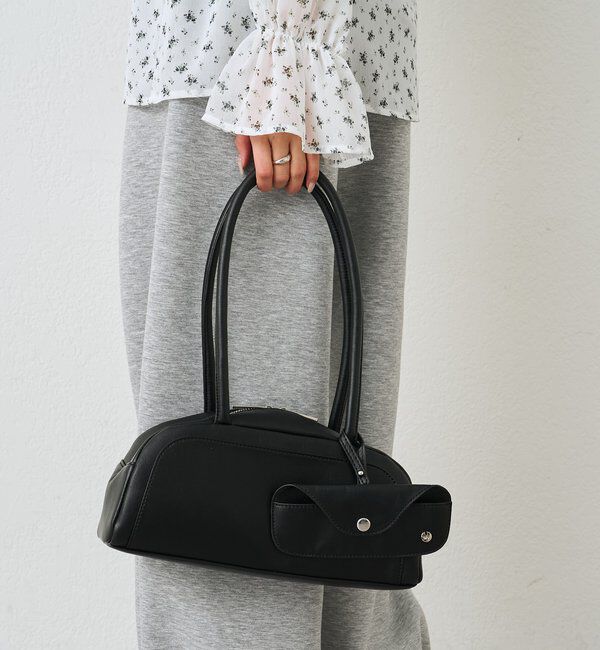  「メガネホルダー付きラウンドBAG」|トートバッグ|