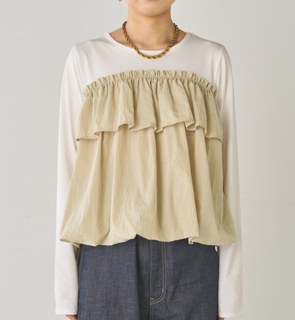  「ドッキングバルーンカットソー」|Tシャツ・カットソー|