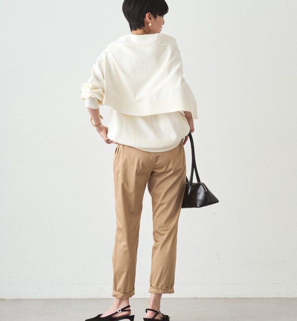  「裾ねじりパンツ」|チノ|