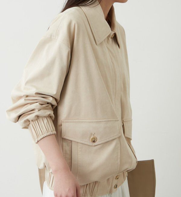  「フェイクスウェードブルゾン」|ブルゾン・スタジャン|