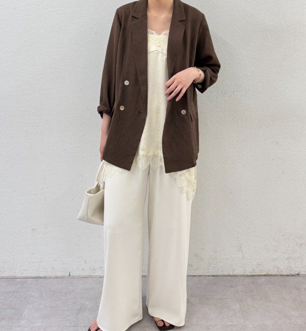  「リネンライクシアージャケット」|ベスト・ジレ|