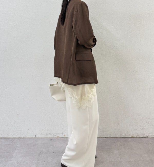  「リネンライクシアージャケット」|ベスト・ジレ|