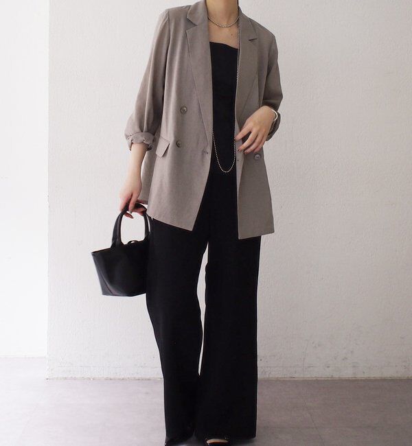  「リネンライクシアージャケット」|ベスト・ジレ|