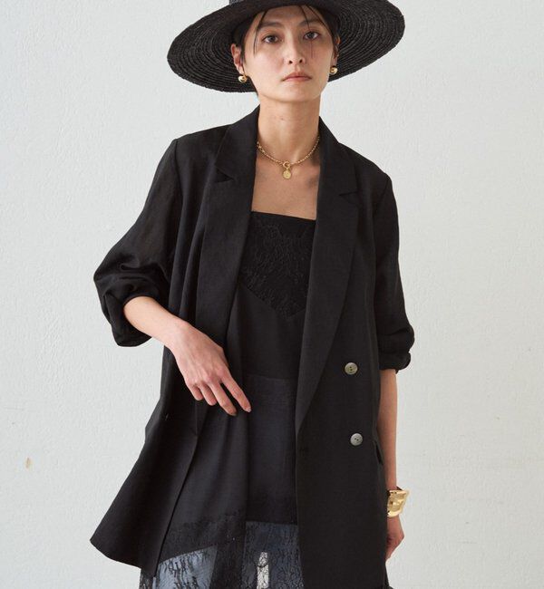  「リネンライクシアージャケット」|ベスト・ジレ|