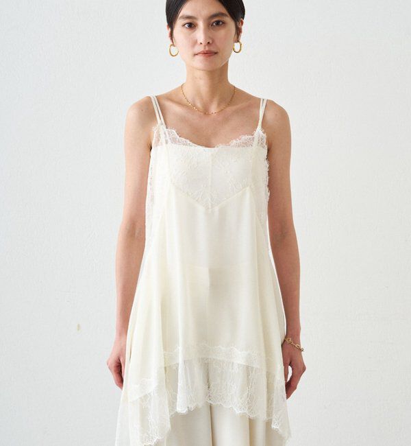  「レースシフォンキャミ」|シャツ・ブラウス|