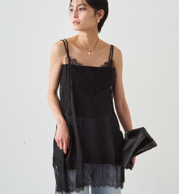  「レースシフォンキャミ」|シャツ・ブラウス|