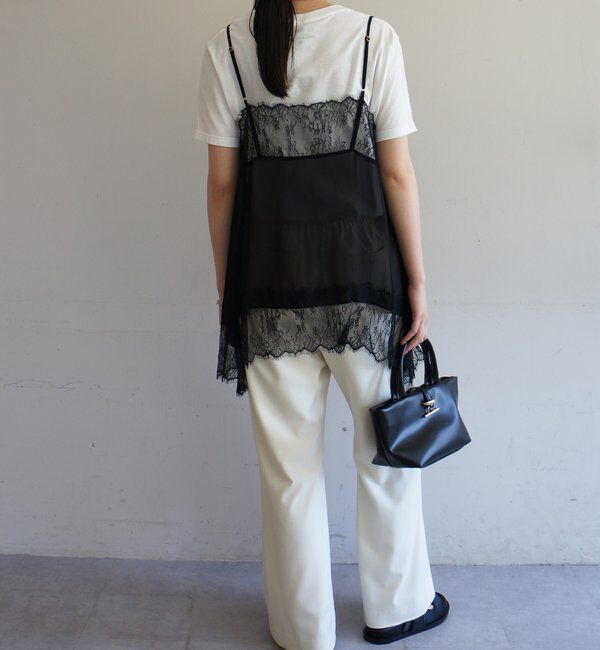  「レースシフォンキャミ」|シャツ・ブラウス|