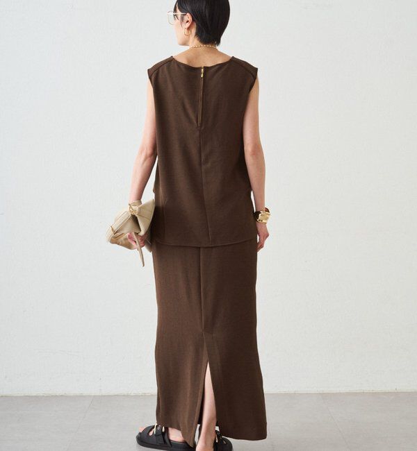  「ダブルジョーゼットタイトスカート」|スカート|