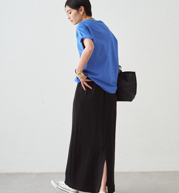  「ダブルジョーゼットタイトスカート」|スカート|