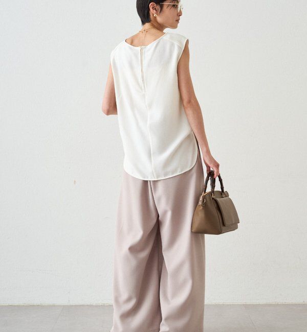  「タックワイドルーズパンツ」|チノ|