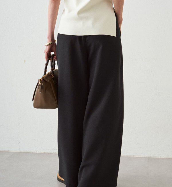  「タックワイドルーズパンツ」|チノ|