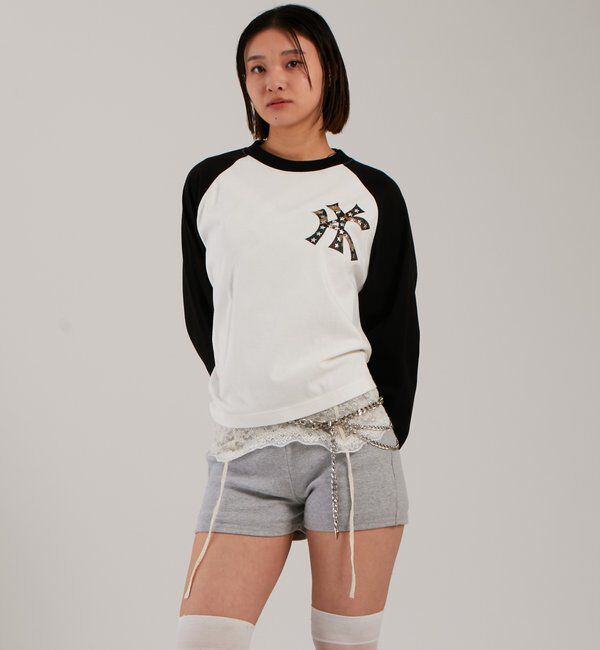  「【UNISEX】KOOKY'N KYスタースタッズラグランロンTEE」|Tシャツ・カットソー|