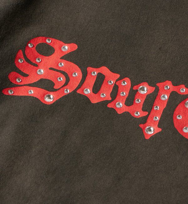  「【Sourcream】ラインストーンTシャツ」|Tシャツ・カットソー|