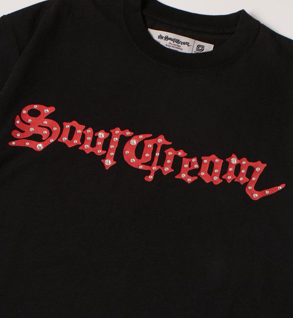  「【Sourcream】ラインストーンTシャツ」|Tシャツ・カットソー|