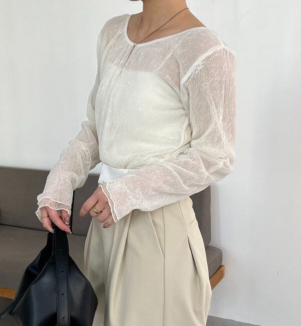  「【リバーシブル/前後2WAY】ワッシャーリバプルオーバー」|Tシャツ・カットソー|