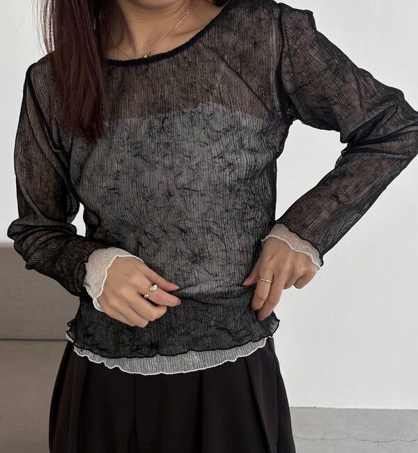  「【リバーシブル/前後2WAY】ワッシャーリバプルオーバー」|Tシャツ・カットソー|