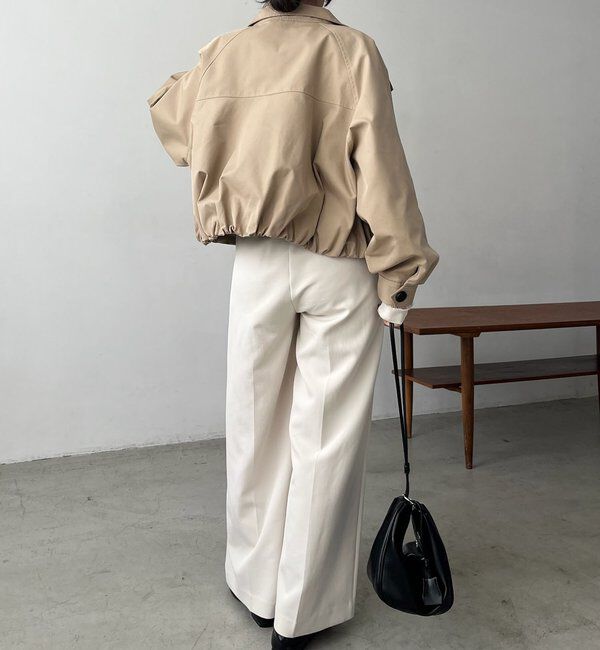  「【サイズ展開あり】ショートトレンチコート」|トレンチコート|