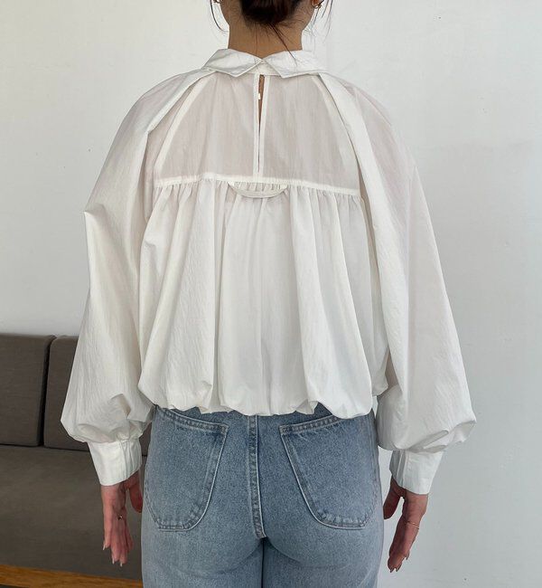  「バルーンクロップシャツ」|シャツ・ブラウス|