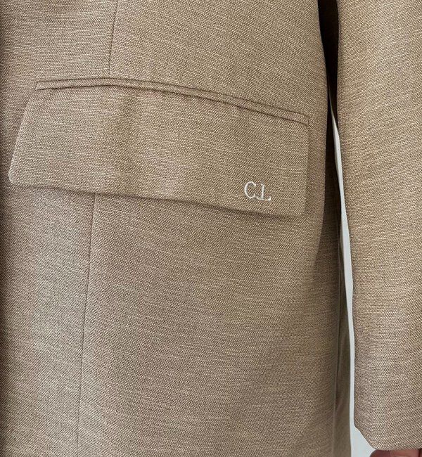  「【サイズ展開あり】〈C.L〉リネンタッチテーラードジャケット」|テーラードジャケット|