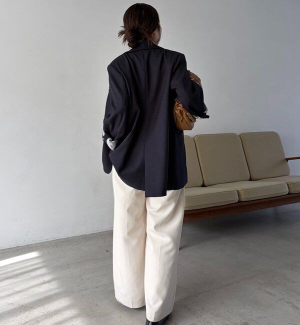  「【サイズ展開あり】〈C.L〉リネンタッチテーラードジャケット」|テーラードジャケット|