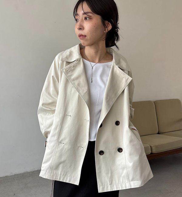  「【サイズ展開あり】バックギャザーコート」|その他|