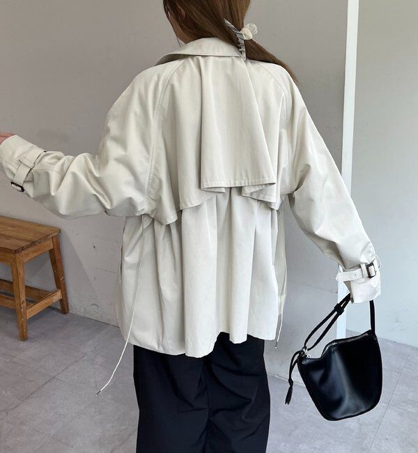  「【サイズ展開あり】バックギャザーコート」|その他|