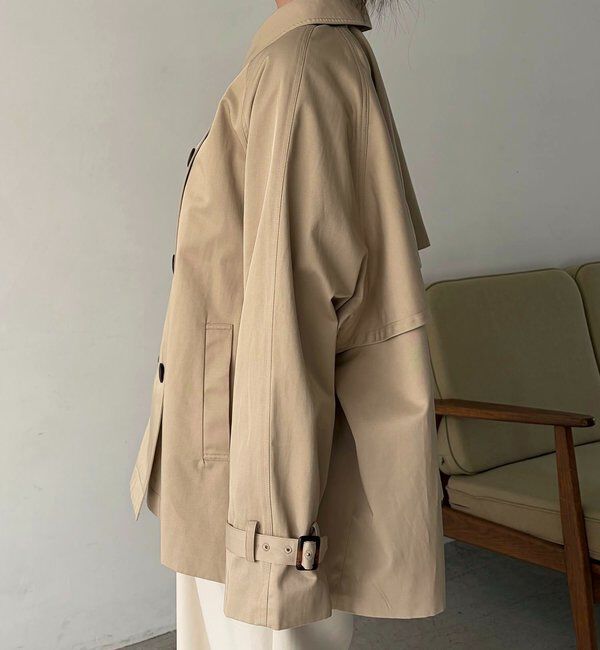  「【サイズ展開あり】バックギャザーコート」|その他|