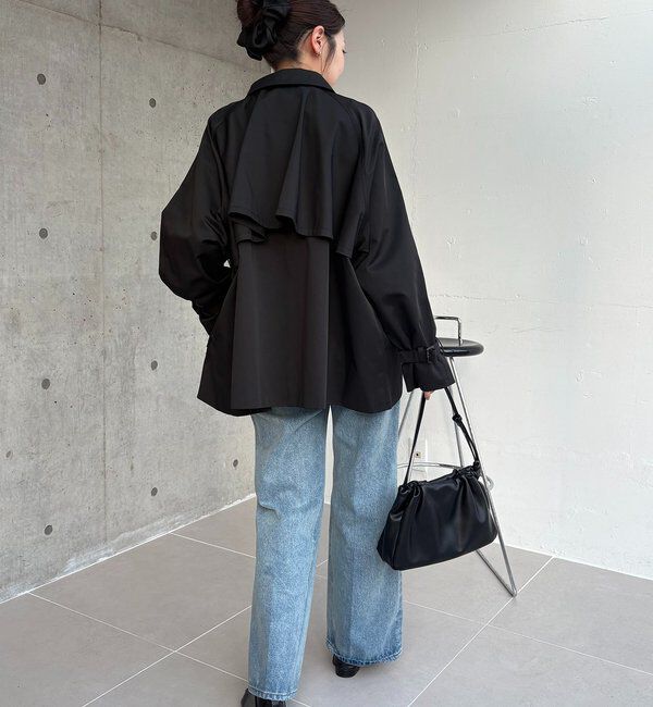  「【サイズ展開あり】バックギャザーコート」|その他|