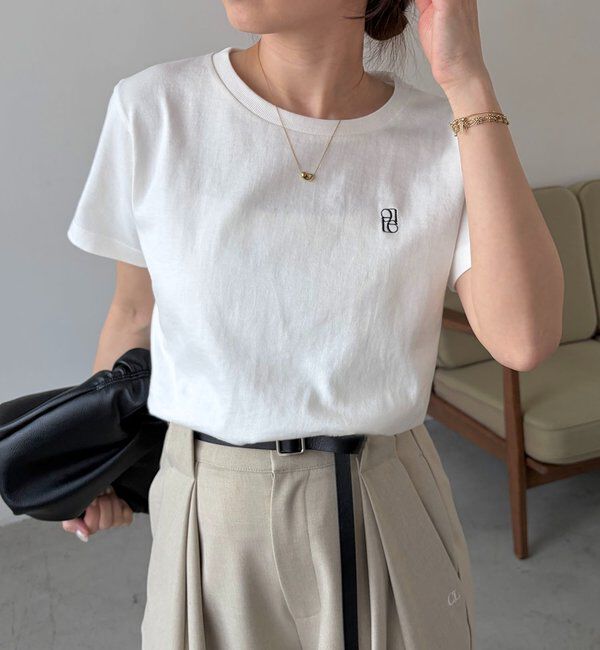  「【全8色/サイズ展開あり】LE'MAGE1ポイントTシャツ」|Tシャツ・カットソー|ホワイト