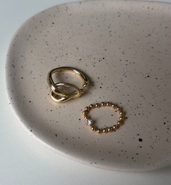  「〈GOLDY/ゴールディ〉ボールチェーン2SETリング」|リング|