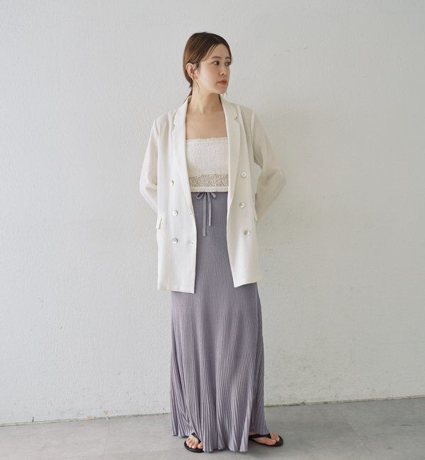 「シアーウォッシャブルジャケット」|テーラードジャケット|